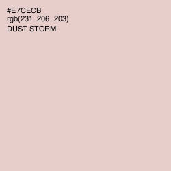 #E7CECB - Dust Storm Color Image